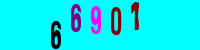 Blue Captcha Image