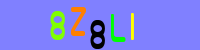 Blue Captcha Image