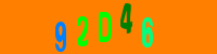 Blue Captcha Image