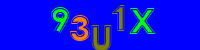 Blue Captcha Image