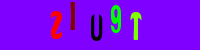 Blue Captcha Image