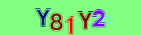 Blue Captcha Image