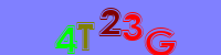 Blue Captcha Image