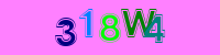 Blue Captcha Image