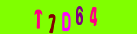 Blue Captcha Image