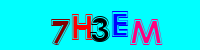 Blue Captcha Image
