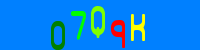 Blue Captcha Image