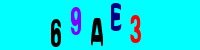 Blue Captcha Image
