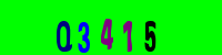 Blue Captcha Image