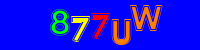 Blue Captcha Image