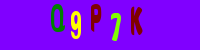 Blue Captcha Image