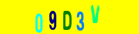 Blue Captcha Image