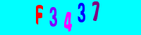 Blue Captcha Image