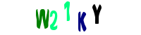Blue Captcha Image