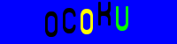 Blue Captcha Image