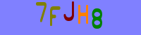 Blue Captcha Image
