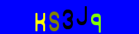 Blue Captcha Image
