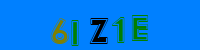 Blue Captcha Image