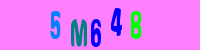 Blue Captcha Image