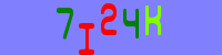 Blue Captcha Image