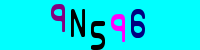 Blue Captcha Image