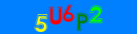 Blue Captcha Image
